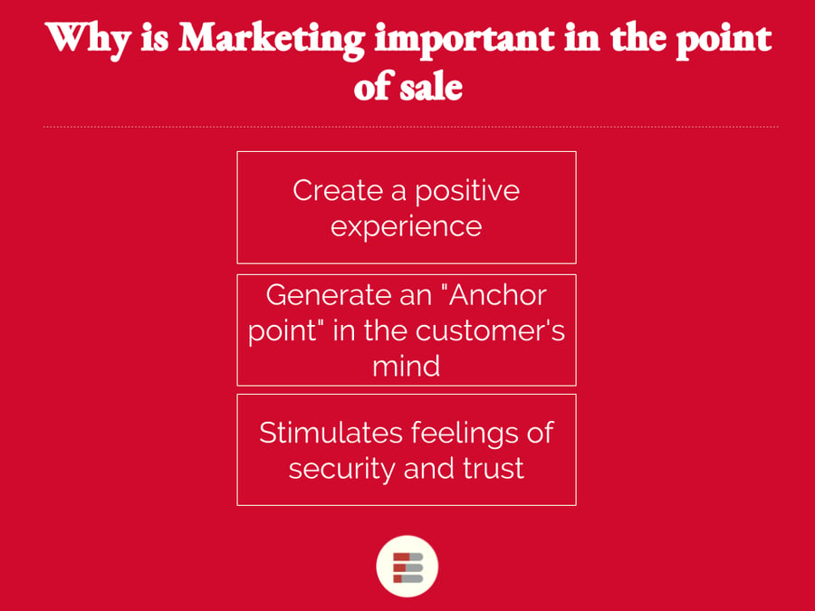 Why is marketing important in the point of sales